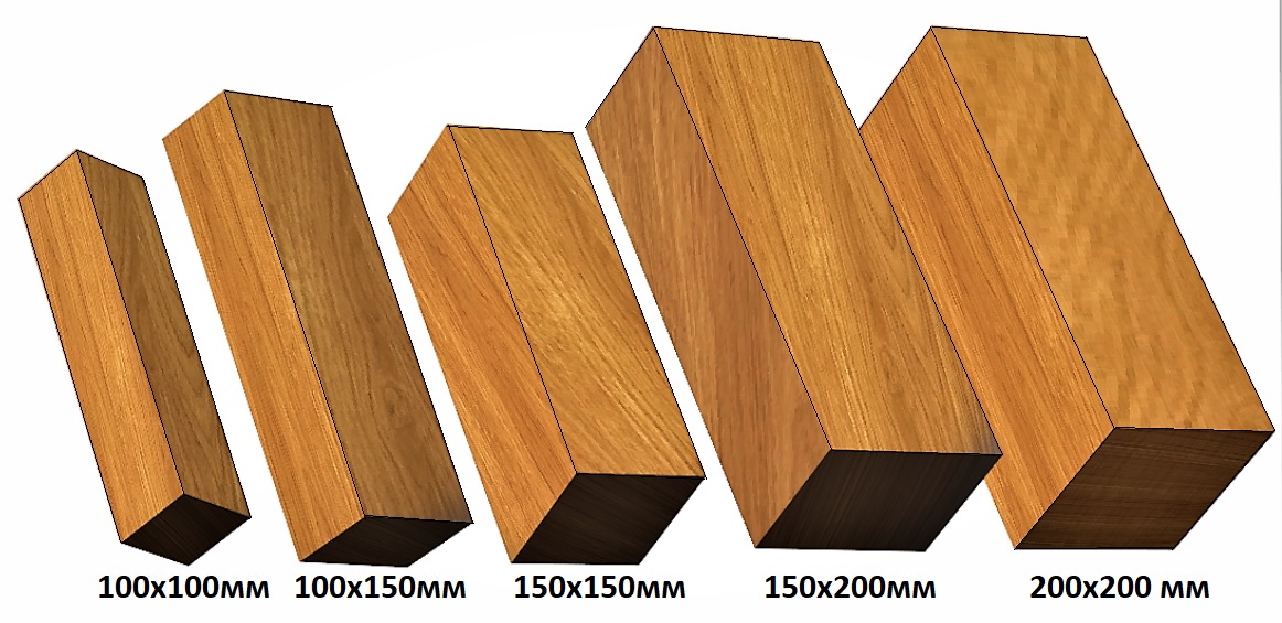 Типы деревянного бруса для строительства дома